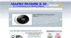 Desktop Screenshot of fastacrepairarlington.com